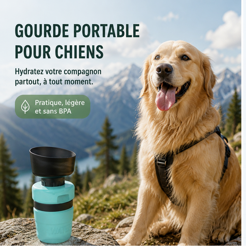 Pet Outdoor Foldable Bottle Dog Travel Water Bottle Dog Water Dispenser