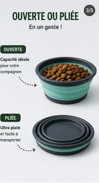 Folding Pet Bowl Pet Bowl Travel Hanging Pet